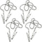 Nexolia 4pcs Dental Napkin Clip, Stainless Steel Clip Neck Chain for Dental Clinics,