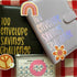 PIN&WEI 100 Envelope Challenge Binder, Budget Planner Book with Cash Envelopes for Savings Challenges