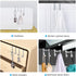 4 Pack Over Cabinet Drawer Double Hooks, Stainless Steel Narrow Door Hook for Kitchen, Bathroom, and Wardrobe Door