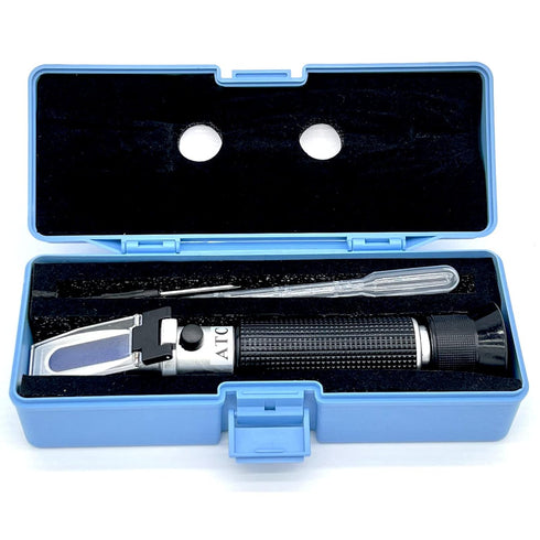 Alcohol Refractometer for Spirit Alcohol Volume Percent Measurement 0~80% v/v, Alcohol Volume Meter for Production