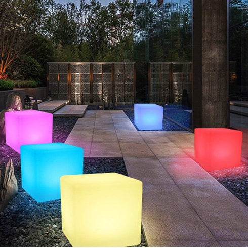 EONLYX 16RGB (20x20x20cm) Cube Night Light, Night Light Mood Light Cube Lamp USB Rechargeable Bedside Lamp for Baby