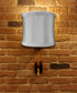 4x4x4 Grey Shantung Clip-On Sconce Half-Sconce Lampshade - Perfect for Chandeliers, Foyer Lights, and Wall sconces