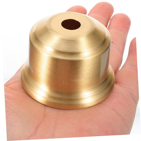 2pcs Tofficu Brass Lamp Cup Floor Light Socket Chandelier Socket Cover Pendant Lamp Parts Lamp Socket Sleeve DIY Lamp