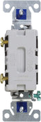 EATON Wiring CS120BK 20-Amp 120/277-Volt Black Commercial Grade Single Pole Compact Toggle Switch with Side Wiring