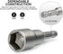 Utoolmart 1/4" 16mm Quick Change Bit Holder, Magnetic Hex Shank Drill Bit Extension for Driver Adapter
