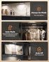 Closet 50 Dimmable, 3 11.8 Counter (3 EZVALO Under Cabinet Lighting, Wireless Lights, LED Rechargeable Motion Sensor