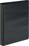 Sparco 19600 Black Round Ring View Binder, 1-Inch Capacity, 11-Inch x 8-1/2-Inch