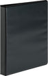 Sparco 19600 Black Round Ring View Binder, 1-Inch Capacity, 11-Inch x 8-1/2-Inch