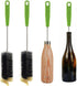 Long Handles Bottle Brush Set - 2 Pack Bendable Cleaning Scrubbing Brush for Bottles, Cups, Sinks