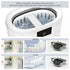48kHz 500ml ZKH Ultrasonic Jewelry Cleaner, High Frequency Sonic Jewelry Cleaner Machine with Capacity for Jewelry