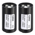 PATIKIL Motor Start Capacitor, 2 Pack 340-408uF/Mfd 125V 50/60Hz CD60 Run Capacitor for Electric Motor Starts