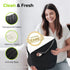 Tailbone AUVON Innovative Donut Pillow Hemorrhoids Scientific Center Hole and Cutout, Orthopedic Pain Relief Donut Seat