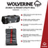 WOLVERINE 28" 16 Pocket Utility Roll | Durable Nailhead Nylon, Adjustable Straps, and Versatile Pockets for Tool