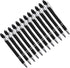YOKIVE 12 Pcs Ballpoint Pen with Stylus Tip, 2 in 1 Black Ink Metal Shell 1.0mm Pen Tip for Touch Screens, Office