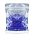 Blue Solid Polypropylene Cap, Red Silicone Septa with Ribbed Thread Screw Cap, Accessory for 1.5ml HPLC