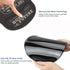 LACOMA Ergonomic Mouse Pad Wrist Support - Cute Wrist Rest Pad with Non-Slip PU Base for Home Office Working, Quotes
