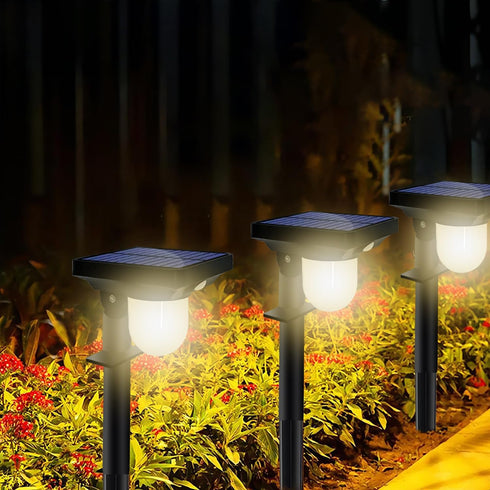 IP65 S NMT Super Bright Outdoor Solar Garden Lights Motion Sensor Pathway Light Landscape Lighting for Yard, Waterproof