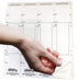 Tabbies File Pocket Handles, 9.63 X 2, White, 12 Sheets/Pack, 4/Sheet