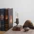 E26 Bulb) OuXean Vintage Table Lamp, Industrial Nightlight Steampunk Desk Lamp with Antique Lamp Holder for Bedroom