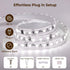 60inch 120V Counter 6000k Plug in Under Cabinet Lighting Strip for Kitchen, Bright LED Under Lights White Slim, Luces