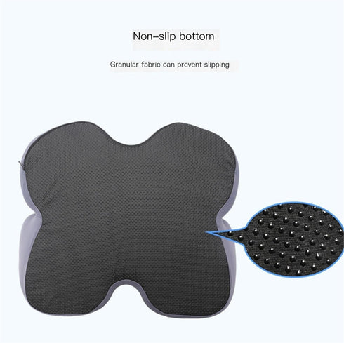 Generic 10cm Tailbone (19.3"x15.4"x4") Butterflys Shape Orthopedic Memory Foam Seat Cushion - Thick for Office Chair