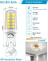10 Pack G9 Bulbs Dimmable 5000K 4W 40W T4 450LM, G9 LED Daylight White, Equivalent Chandelier Lights, Bi-pin Base