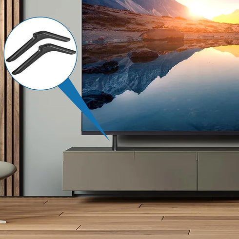 32 Inch SEWACC Universal Tv Stand Legs Replacement with Screws, Tabletop Tv Base Pedestal Feet for Tvs, Monitor