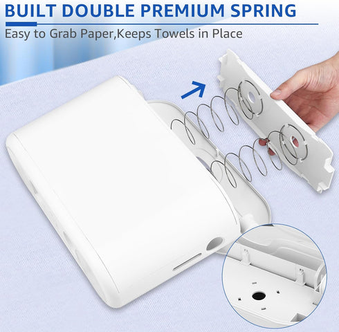 Countertop Commercial Paper Towel Holder, Paper Towel Dispenser, Multifold Trifold Z-Fold Paper Towel Holder, Napkin