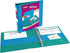 Avery Two-Tone Durable View 3 Ring Binder, 1.5 Inch Slant Rings, Blue/Teal Binder (17292) by AVERY