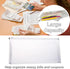 Plastic Envelopes with Zipper, 5 x 10 Clear Poly Envelope Folder, 20 Packs