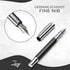 ZenZoi Elite Carbon Fiber Fountain Pen, Luxury Writing Experience with Fine Point Nib and Ink Refills