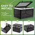 Large Lock Box for Medicine, Personal Items, Phone/Tablet, Childproof First Aid Locked Storage Bin