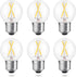 Dimmable Globe LED Bulb, 2W(25-Watt Equivalent), Soft White 3000K, A15/A50 E26 Base