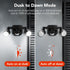 450 3-Head 2500 IP65 OREiN Outdoor Motion Sensor Security Light, Adjustable Floodlight, Lumens Bright Hardwired Dusk
