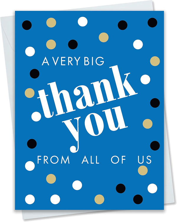 Big Dot Jumbo Thank You Card - Extra Large 9 x 12