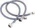 ARCORA 48 Inch Sink Hose - Faucet Supply Lines, Braided Nylon 3/8 Comp to 1/2 Comp (1 Pair)