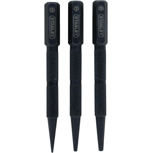 STANLEY 3-Piece Nail Setter, Steel (58-230)