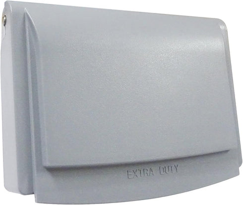 Sigma Engineered Solutions 14441 1-Gang Horizontal Slimline Weatherproof Cover, Gray