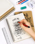 Spiral Notebooks A5 Lined, 5 Pcs College Ruled Journals Bulk, 120 Pages/60 Sheets, Thick Paper for Work