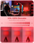 EDISHINE Dimmable Red Light Bulb, 5W Equivalent, 60W, E12 Socket, 6 Pack