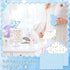 50 Pack Set Thboxes Blue Baby Shower Thank You Cards with Envelopes and Stickers for Boy, Thank You Notes