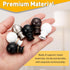 2Pcs 1.5" 1/4-27 uxcell Tall Lamp Finials Brown/Gold, Thread Lamp Cap Knob Decoration Screw Cap Nuts with Cleaning