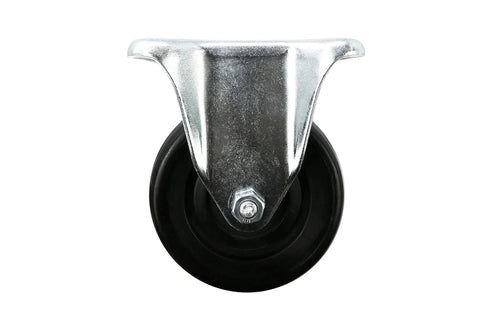 Shepherd Hardware 9786 400 Series 4-Inch Polypropylene Wheel Rigid Plate Caster, 275-lb Load Capacity