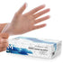 Dre Health Medium Clear Vinyl Medical Exam Gloves, Pack of 100