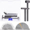Glarks 4Pcs Motorcycle Engine Valve Adjustment Tool Kit, Engine Screw Spanner Wrench with Feeler Gauges
