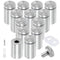 Luomorgo 12 Pcs 1" x 2" Stainless Steel Standoff Screws, Wall Sign Standoff Mounting Hardware for Hanging Acrylic