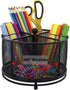Pen Holder for Desk, 360 Rotating Mesh Organizer, Large Capacity Storage Caddy, 4 Compartments for Home Office