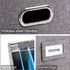 PRANDOM File Organizer Box - Set of 1 Collapsible Decorative Linen Filing Storage with Lids, Letter Size Grey