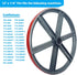 2 Pack Urethane Band Saw Tire 12 inch x 7/8 inch x .095 inch for Craftsman Band Saws, Fits 12 inch Diameter Wheels