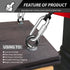 15 Pack Heavy-Duty Chain Hooks Quick Links - 304 Stainless Steel 1/8" Locking Carabiner for Towing